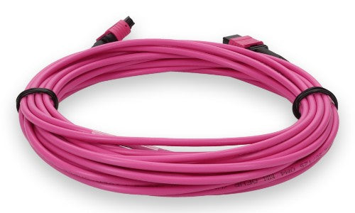 AddOn Networks ADD-MPOMPO-8M5OM4LZ-MA InfiniBand/fibre optic cable 8 m MPO LOMM Magenta