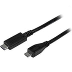StarTech.com 3ft (1m) USB-C to Micro USB-B Cable, Data Cord, USB 2.0, USB C to Micro-B Data Transfer Cable