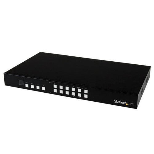 StarTech.com 4x4 HDMI Matrix Switch with Picture-and-Picture Multiviewer or Video Wall - TAA