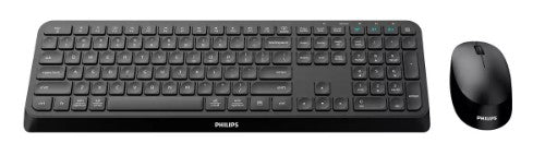 Philips 4000 series SPT6407B/00 keyboard Mouse included Home RF Wireless + Bluetooth Black