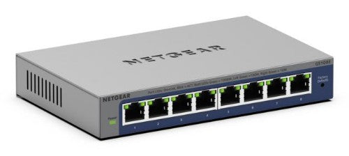 NETGEAR GS108Ev4 Unmanaged L2/L3 Gigabit Ethernet (10/100/1000) Grey