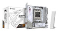 GIGABYTE X870I AORUS PRO ICE Motherboard - Supports AMD Ryzen 9000 Series CPUs, 8+2+1 phases VRM, up to 8400MHz DDR5 (OC), 1xPCIe 5.0 M.2 + 1xPCIe 4.0 M.2, WI-FI 7, 2,5GbE LAN, USB 4