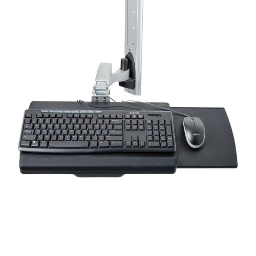 StarTech.com Wall Mount Workstation, VESA Mount For 32" Monitor (22lb/10kg), Fully Articulating Monitor Mount & Keyboard Tray - TAA