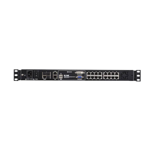 Eaton B064C-16-1X1-IP KVM switch Rack mounting Black