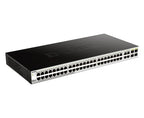 D-Link 52-Port Gigabit Smart Managed Switch including 4 x 100/1000Mbps Combo Ports