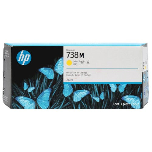 HP 676N1A/738M Ink cartridge yellow 300ml for HP DesignJet XT 950