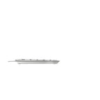 CHERRY KC 6000C FOR MAC keyboard Universal USB QWERTZ German Silver