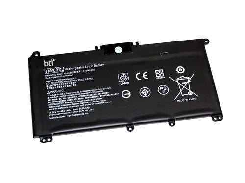 BTI 41.0 3 cell L96887-1D1 compatible battery for HP 7X9D4UT#ABA 9E931AT#ABA 7X9D2UT#ABA