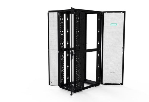 HPE 36U 600mmx1075mm G2 Kitted Advanced Shock Rack with Side Panels and Baying