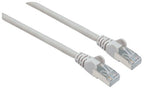 Intellinet Network Patch Cable, Cat6, 1m, Grey, Copper, S/FTP, LSOH / LSZH, PVC, RJ45, Gold Plated Contacts, Snagless, Booted, Lifetime Warranty