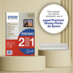 Epson A4 Premium Glossy Photo Paper 255gsm, 30 sheets
