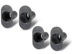 APC NetShelter Cable Management, Vertical Cable Manager, Spools for Vertical Fiber Organizer, Set of 4, Black, 64 x 119 x 103 mm