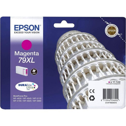 Epson C13T79034010/79XL Ink cartridge magenta high-capacity, 2K pages 17.1ml for Epson WF 4630/5110