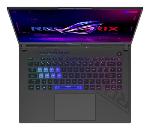 ASUS ROG Strix G16 G614PR-RV003W Copilot+ PC AMD Ryzen™ 9 7940HX Laptop 40.6 cm (16") WUXGA 32 GB DDR5-SDRAM 1 TB SSD NVIDIA GeForce RTX 5070 Ti Wi-Fi 6E (802.11ax) Windows 11 Home Belgian Black, Grey