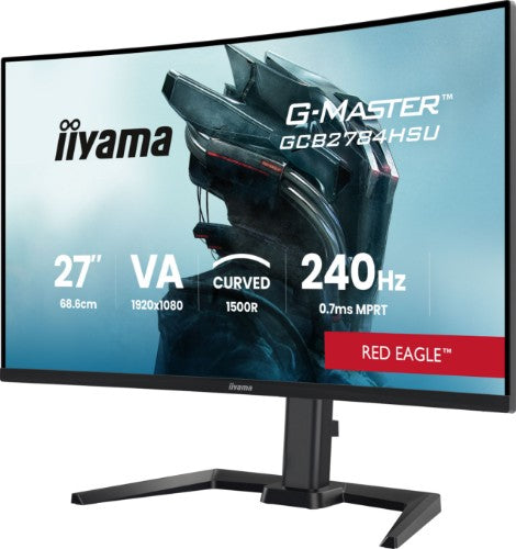 iiyama G-MASTER GCB2784HSU-B1 computer monitor 68.6 cm (27") 1920 x 1080 pixels Full HD LCD Black