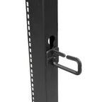StarTech.com 18U 4-Post Server Rack, 19in Open Frame Rack with 40in (101cm) Mounting Depth and 1200lb (544kg) Weight Capacity, Mobile or Floor Mount IT Rack