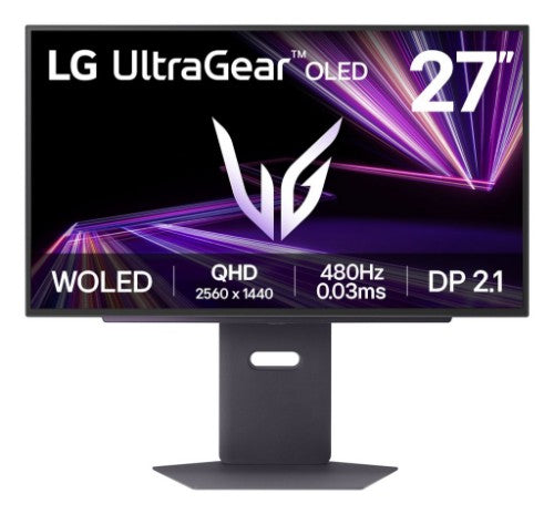 LG 27" UltraGear™ OLED 480Hz QHD Gaming Monitor