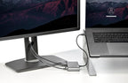 StarTech.com Dual-Monitor Thunderbolt Mini Dock, 4K 60Hz HDMI, Driverless Hub for Windows & Mac, Gigabit Ethernet, 1 x USB 5Gbps & 1x USB 2.0, 11in (28cm) Cable
