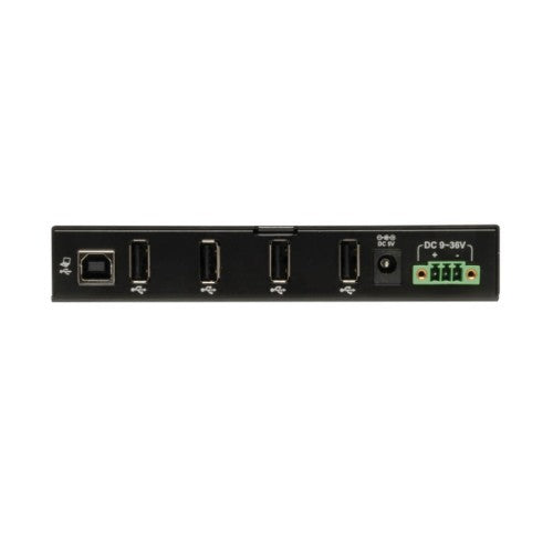 Tripp Lite U223-004-IND 4-Port Industrial-Grade USB 2.0 Hub - 15 kV ESD Immunity, Metal Housing, Mountable