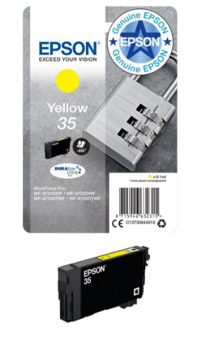 Epson C13T35844010/35 Ink cartridge yellow, 650 pages 9,1ml for Epson WF-4720