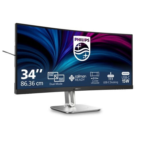 Philips 5000 series 34B2U5900C/00 computer monitor 86.4 cm (34") 5120 x 2160 pixels WUHD LCD Grey