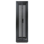 APC NetShelter AV, Server Rack Enclosure, 42U, 10-32 Threaded Rails, Black, 1991H x 600W x 825D mm