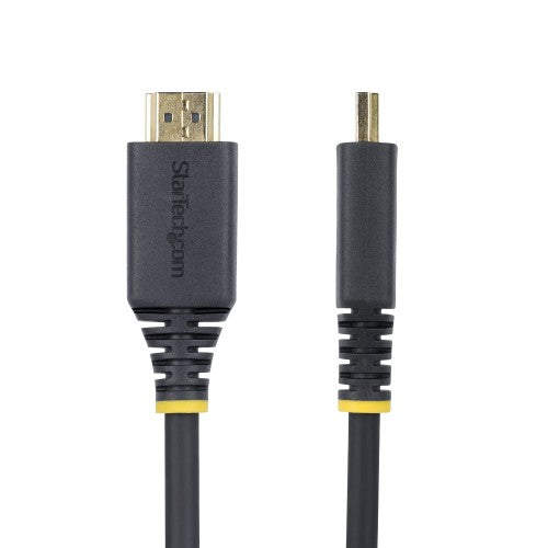 StarTech.com 8ft (2.4m) Premium Certified High Speed HDMI Cable, 4K 60Hz/1440p 144Hz, HDR10/HDCP 2.2/ARC, 18Gbps, UHD HDMI 2.0 Cord for TV/Monitor/Display, TPE Jacket