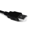 StarTech.com 1ft (30cm) 1-Port Professional USB to Serial Adapter Cable with COM Retention, USB to RS232 Adapter - TAA