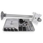 StarTech.com Single Monitor Stand - Adjustable - Steel - Silver - For up to 34" (30.9lb/14kg) Displays - TAA