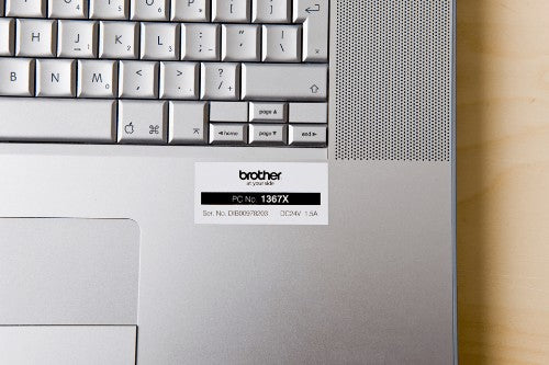 Brother TZE-251CIV DirectLabel black on white Laminat 24mm x 8m for Brother P-Touch TZ 3.5-24mm/HSE/36mm/6-24mm/6-36mm