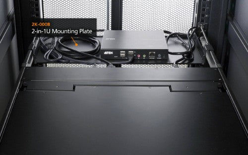 ATEN 2-in-1U Rack Mounting Plate
