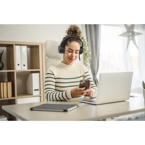 Kensington H1050 EQ Bluetooth On-Ear Headset with Environmental Noise-Cancelling Technology