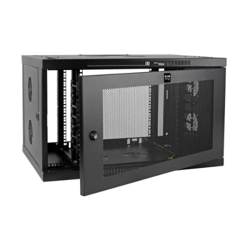 Tripp Lite SRW9UDPVRT SmartRack 9U Low-Profile Switch-Depth-Plus Wall-Mount Mini Rack Enclosure, Wide