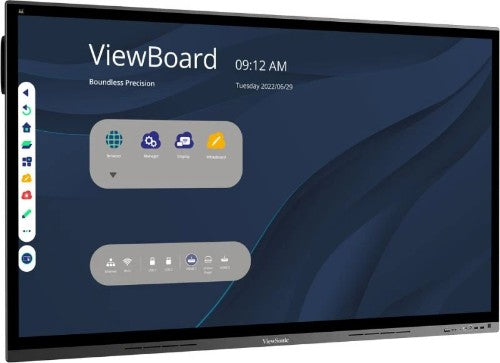 Viewsonic IFP6562 Signage Display Interactive flat panel 165.1 cm (65") LED Wi-Fi 350 cd/m² 4K Ultra HD Black Touchscreen Built-in processor Android 8.0