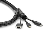 StarTech.com 1.5 m (4.9 ft.) Cable-Management Sleeve - Spiral - 45 mm (1.8 in.) Diameter