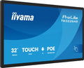 iiyama TW3226AS-B3P Signage Display Kiosk design 80 cm (31.5") LED Wi-Fi 430 cd/m² Full HD Black Touchscreen Built-in processor Android 24/7