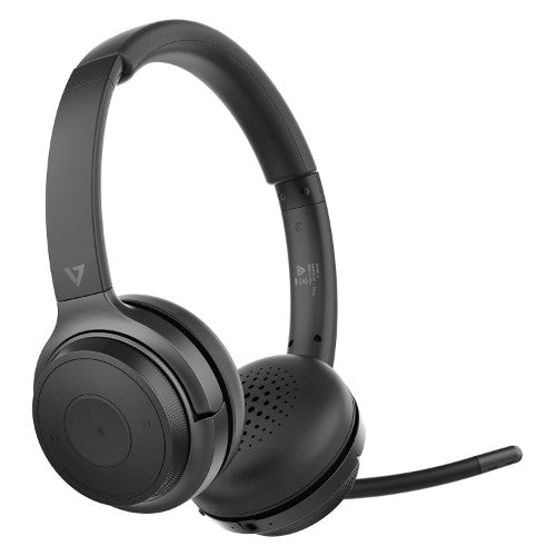 V7 HB600S headphones/headset Wireless Head-band Calls/Music USB Type-C Bluetooth Black