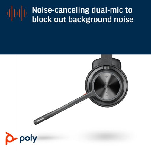 HP Poly Voyager 4310 Microsoft Teams Certified USB-A Headset +BT700 dongle