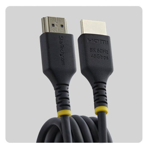 StarTech.com HDMI21-CBL-SLIM-1M HDMI cable HDMI Type A (Standard) Black