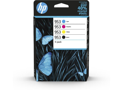 HP 6ZC69AE#301/953 Ink cartridge multi pack Bk,C,M,Y Blister Multi-Tag 20ml + 3x9ml Pack=4 for HP OfficeJet Pro 7700/8210/8710