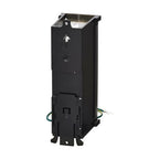 Tripp Lite N063-008-ENC 8-Port Metal DIN-Rail Mounting Keystone Patch Panel with Grounding, Black/Silver, TAA