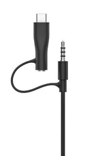 Belkin SoundForm Mini Headset Wired Head-band Calls/Music USB Type-C Black