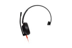 HP Poly Blackwire 5210 Monaural USB-C Headset +3.5mm Plug +USB-C/A Adapter