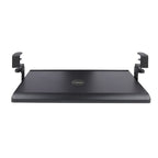 StarTech.com Under-Desk Keyboard Tray, Clamp-on Ergonomic Keyboard Holder, Up to 12kg (26.5lb), Sliding Keyboard and Mouse Drawer with C-Clamps, Height Adjustable Keyboard Tray (3.9/4.7/5.5 in) - TAA