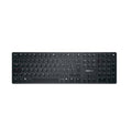 CHERRY KW X ULP keyboard Universal USB + RF Wireless + Bluetooth AZERTY French Black