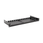 Tripp Lite SRSHELF2P1USHRT SmartRack Cantilever Fixed Steel Rack Shelf - 1U, Vented, 7 in. (17.8 cm) Deep, Holds up to 40 lb. (18 kg)