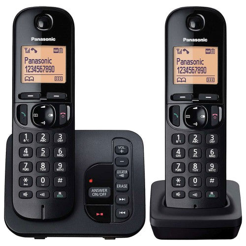 Panasonic KX-TGC222EB telephone DECT telephone Caller ID Black