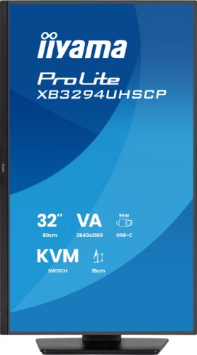 iiyama ProLite 32” 4K VA panel with USB-C connection (95W), KVM Switch and PiP/PbP