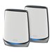 NETGEAR Orbi RBK852 AX6000 WiFi 6 Mesh System Tri-band (2.4 GHz / 5 GHz / 5 GHz) Wi-Fi 6 (802.11ax) Grey, White 8 Internal