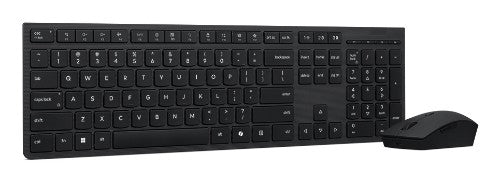 Lenovo 4X31R64350 keyboard Mouse included Home/Office RF Wireless + Bluetooth QWERTY UK English Grey